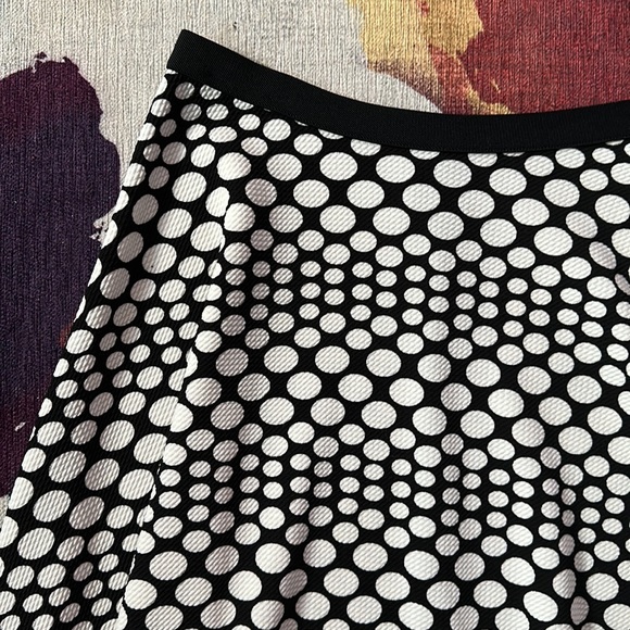 Polka Dot Print Skirt - Picture 2 of 3